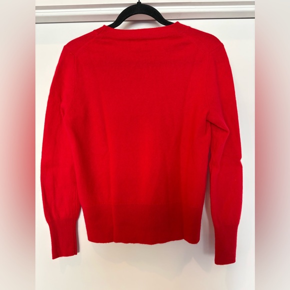 J. Crew Vibrant Red Crewneck Sweater - Picture 3 of 8